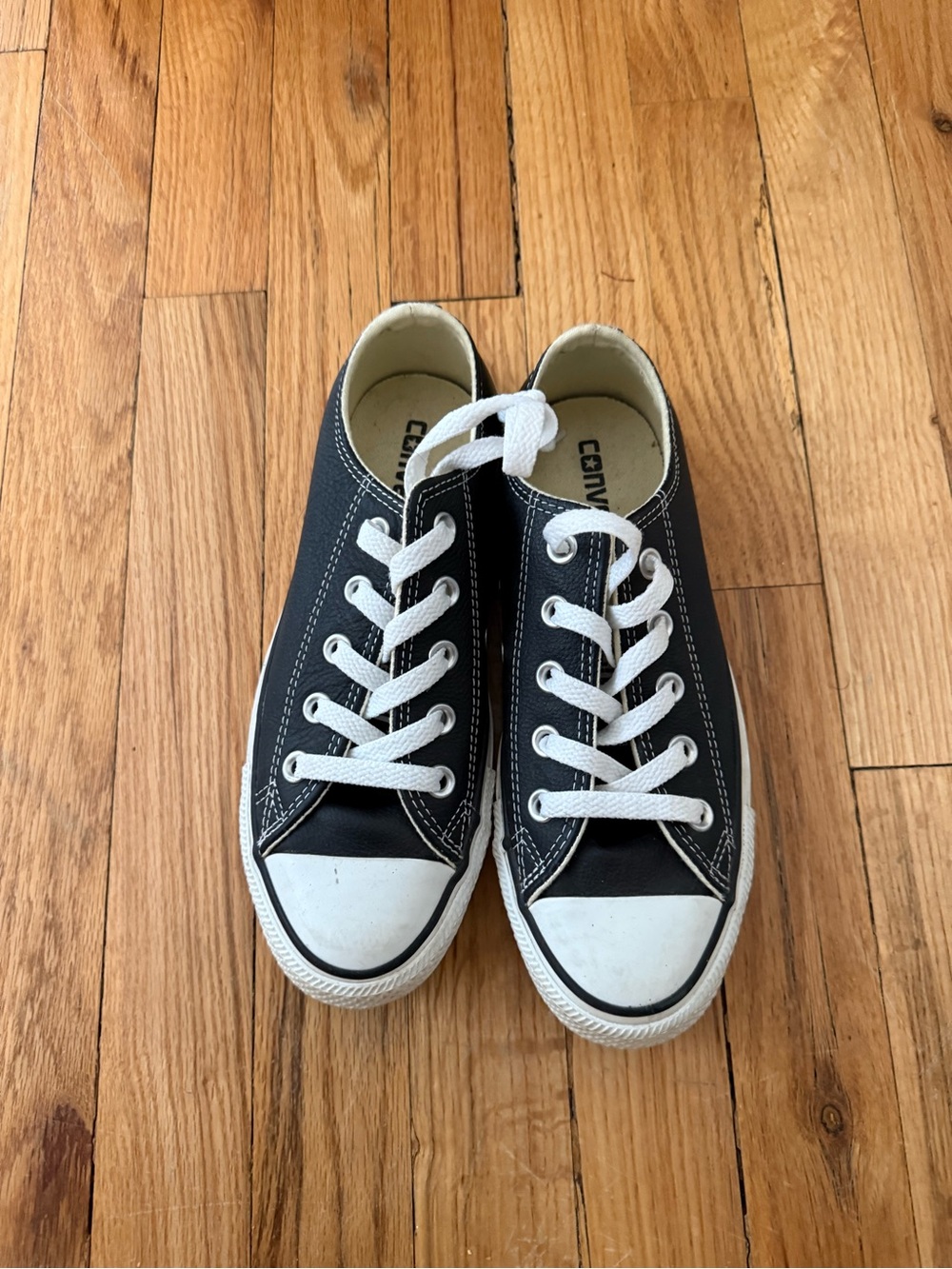 Converse Women’s Black and White Low Top Sneakers